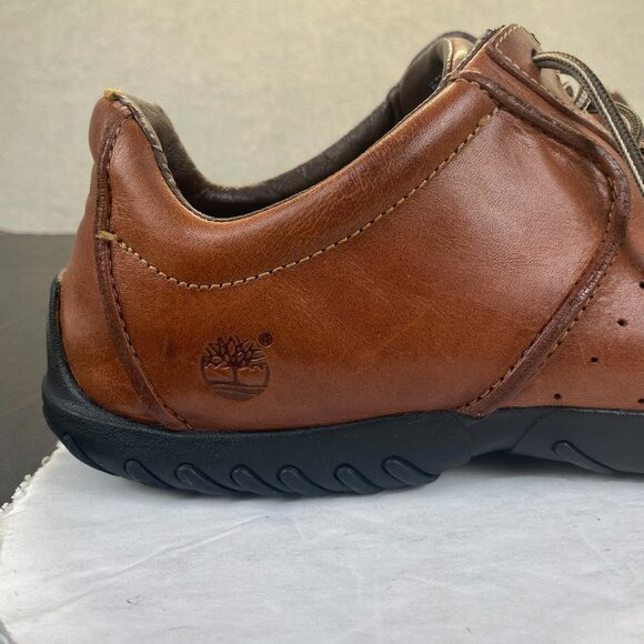 TIMBERLAND Lexington 55518 Brown Leather Lace Up Driving Oxfords Shoes Sz 11.5 M main image 11